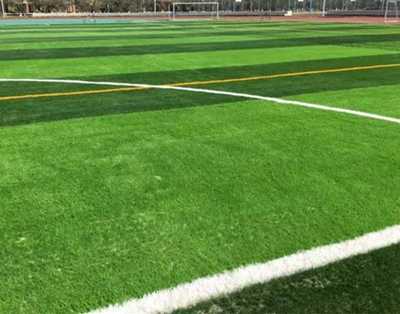 Commercial green artificial turf
