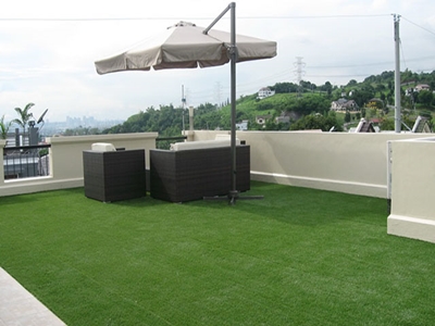Roof garden artificial lawn